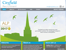 Tablet Screenshot of cityfield.co.uk